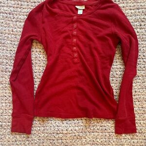 Red Button Down Shirt